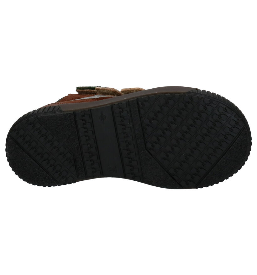 Milo & Mila Cognac Hoge Schoenen in leer (256361)