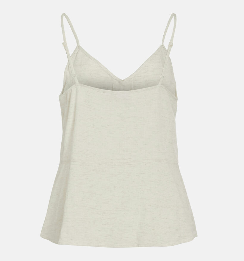 Vila x Loredana Keta Singlet Ecru Top voor dames (375148)