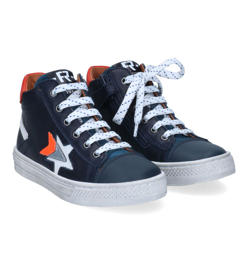 FR by Romagnoli Chaussures hautes en Bleu foncé pour garçons (314513) - pour semelles orthopédiques