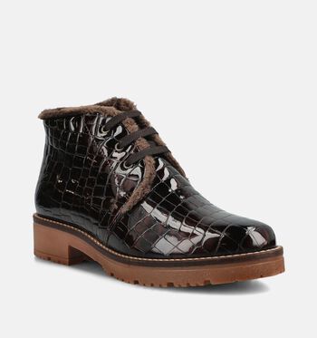 Pitillos High Boots Zwart/Bruin
