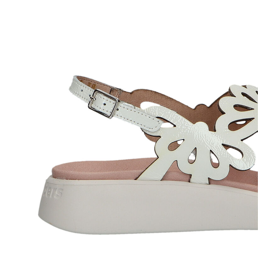 Wonders Sandales compensées en Blanc en cuir (324728)