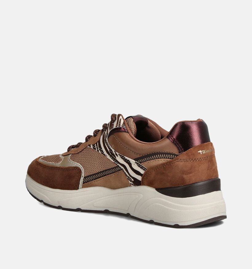 Tamaris Bruine Sneakers voor dames (360610) - geschikt voor steunzolen