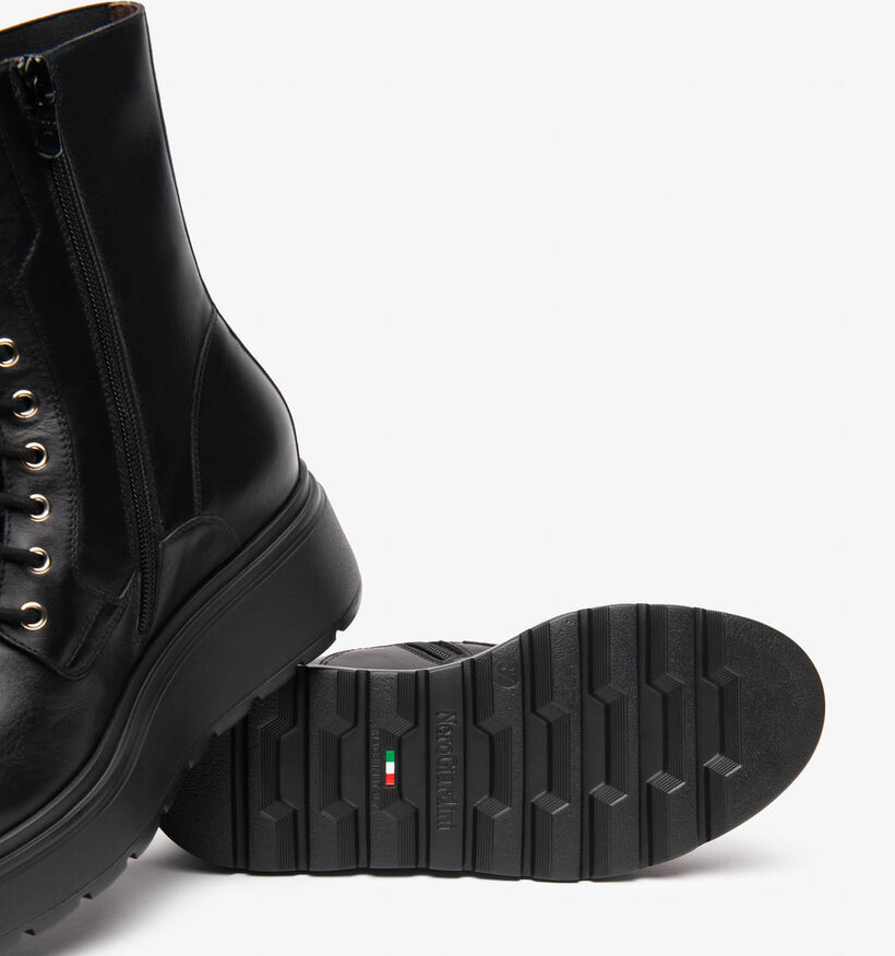 NeroGiardini Boots à lacets en Noir NeroGiardini Boots à lacets en Noir pour femmes (363976) - pour semelles orthopédiques