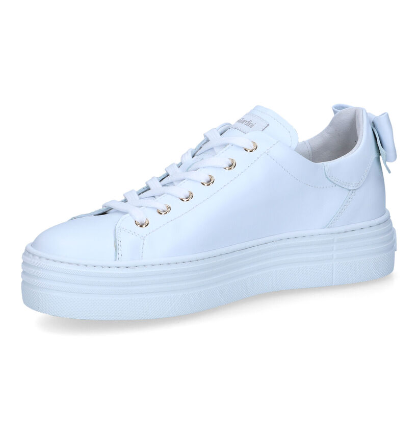 NeroGiardini Witte Sneakers voor dames (337147) - geschikt voor steunzolen