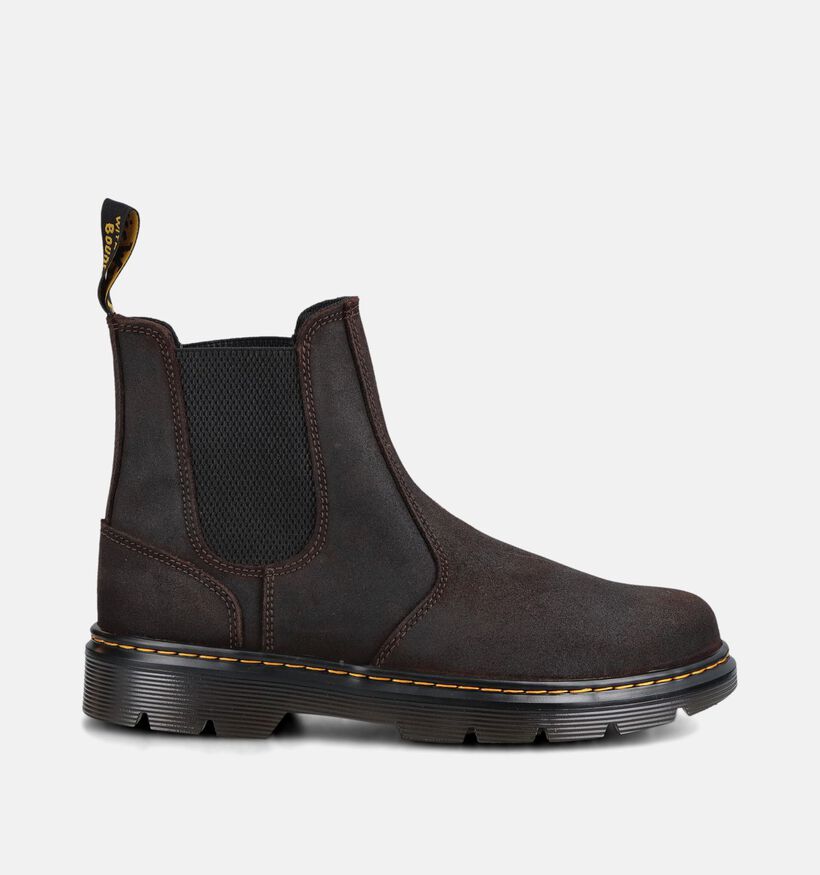 Dr. Martens Aprile Donkerbruine Chelsea Boots voor heren (378035) - geschikt voor steunzolen