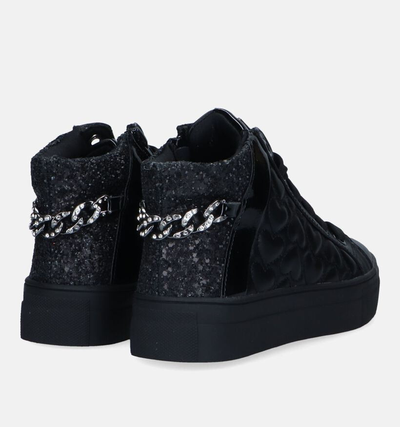 Asso Baskets montantes en Noir pour filles (331080)