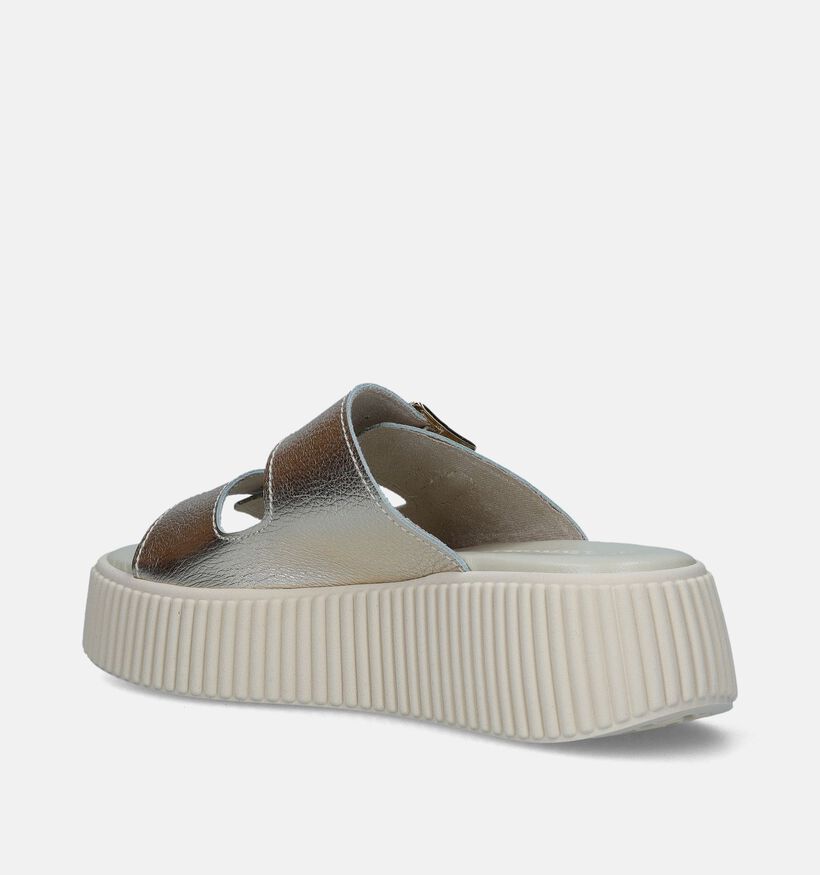 Tamaris Nu-pieds plateforme en Or pour femmes (338226)