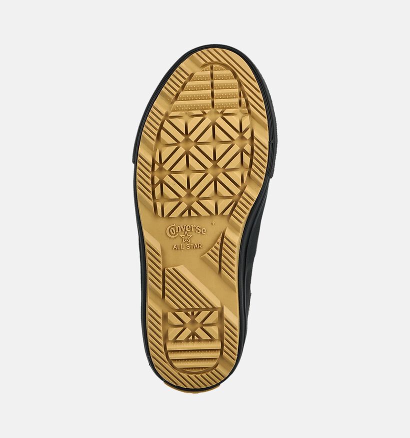 Converse Chuck Taylor All Star Malden Baskets montantes en Brun fonc&eacute; pour gar&ccedil;ons (376107) - pour semelles orthop&eacute;diques