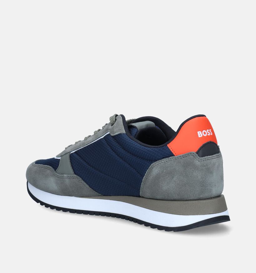 BOSS Kai Runn Chaussures avec lacets en Bleu pour hommes (343646) - pour semelles orthopédiques