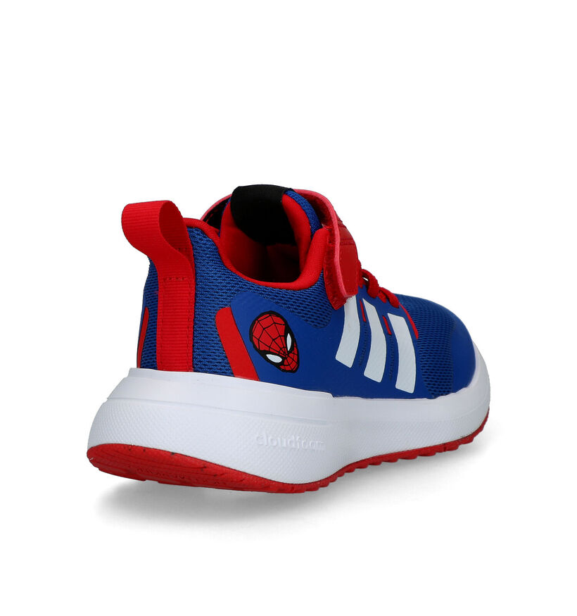 adidas Fortarun 2.0 Spiderman Baskets en Bleu pour garçons (318834)