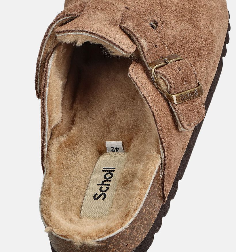 Scholl Olivier Fur Nu-pieds en Marron pour hommes (370632)