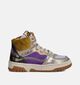 STONES and BONES Karin Gouden/Paarse Sneakers voor meisjes (362016) - geschikt voor steunzolen