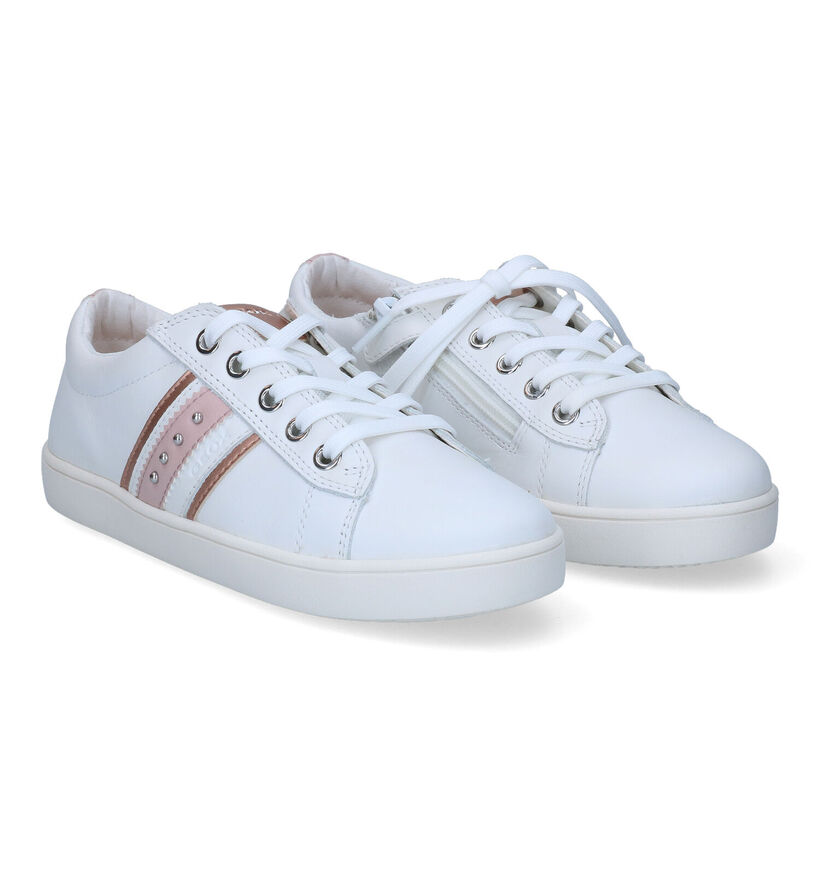 Geox Kathe Chaussures à lacets en Blanc pour filles (302668) - pour semelles orthopédiques