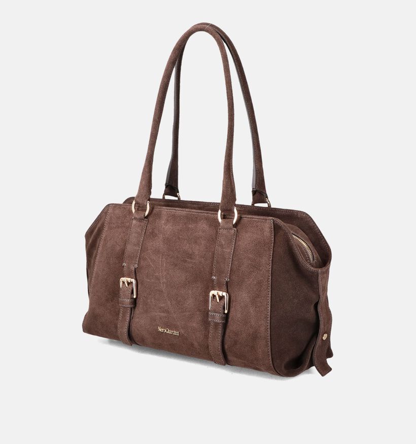 NeroGiardini Sac &agrave; bandouli&egrave;re en Brun fonc&eacute; pour femmes (379297)