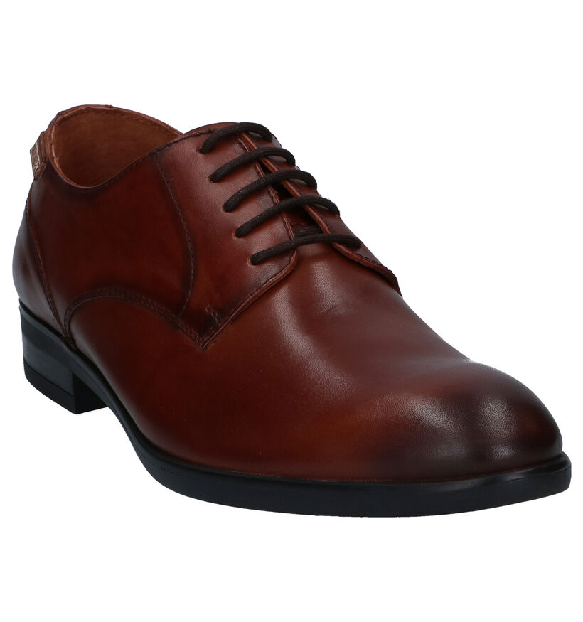 Pikolinos Bristol Cognac Geklede Veterschoenen in leer (289163)