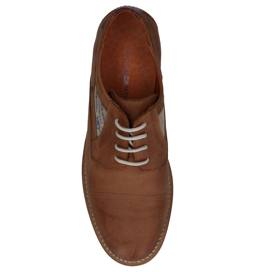 River Woods Chaussures basses en Cognac en cuir (194131)