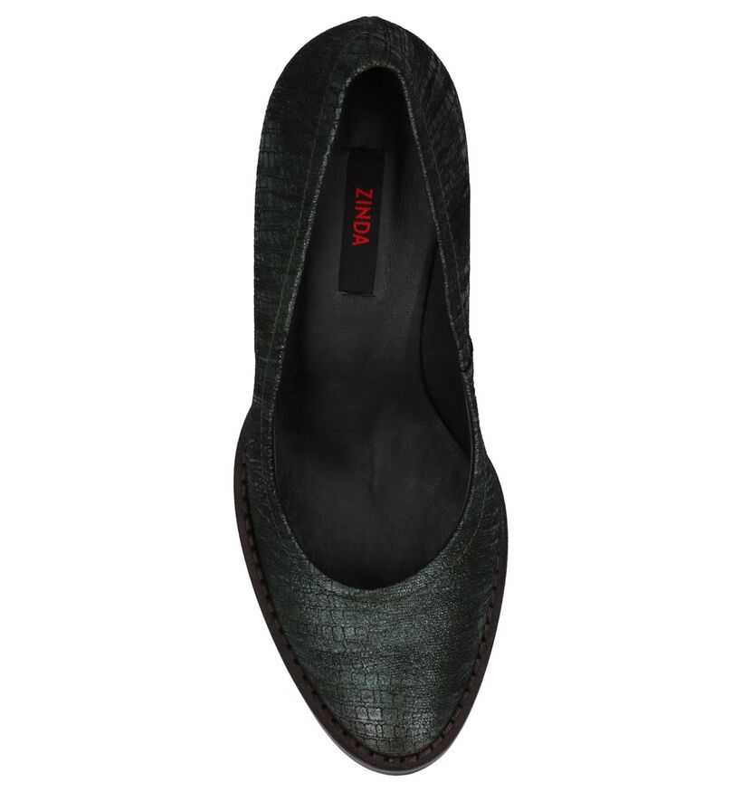 Groene Pumps Zinda in daim (226930)