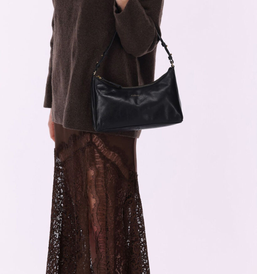 Burkely Fine Florence Zwarte Schoudertas voor dames (380447)