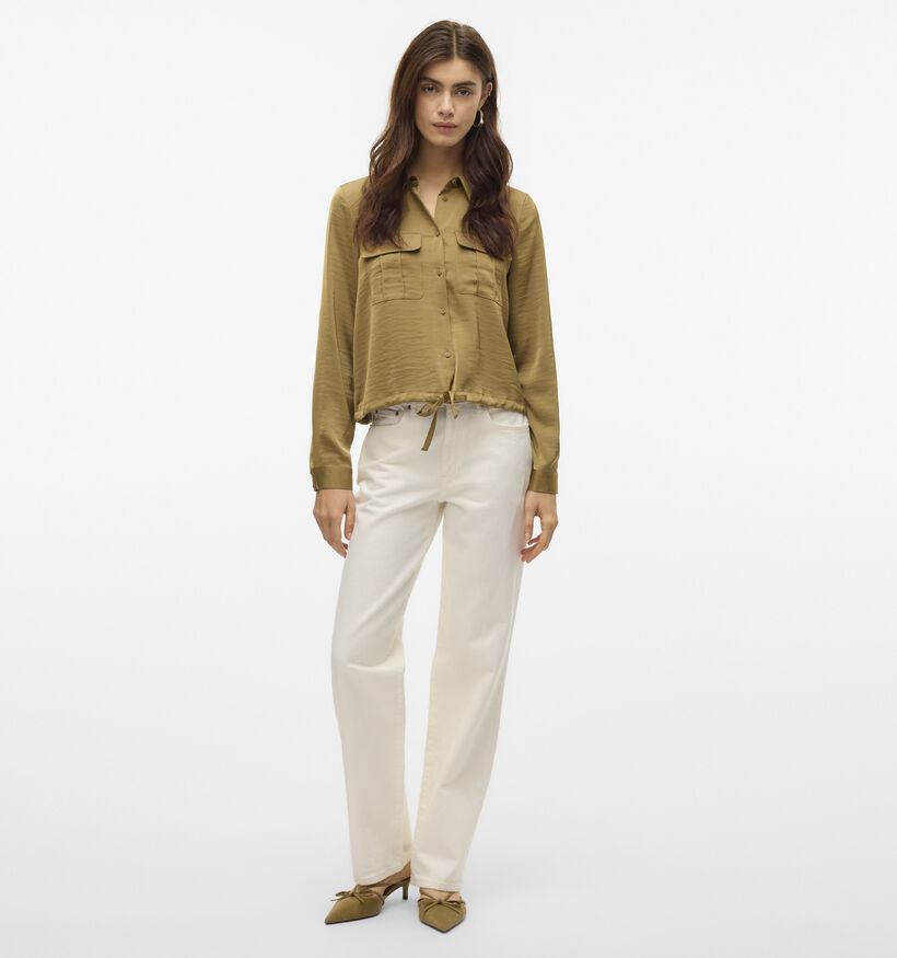 Vero Moda Marys Kaki Hemd voor dames (352176)