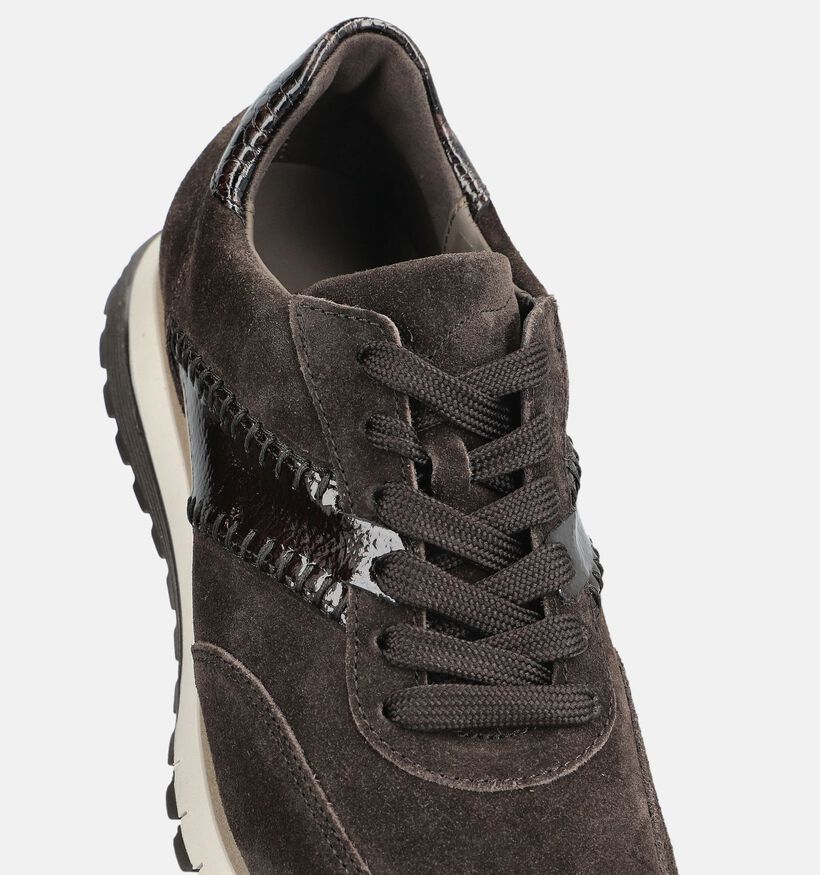 Gabor Comfort Donkerbruine Lage Schoenen voor dames (376993) - geschikt voor steunzolen