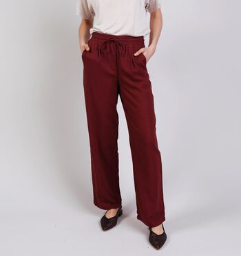 Vero Moda Broeken Bordeaux