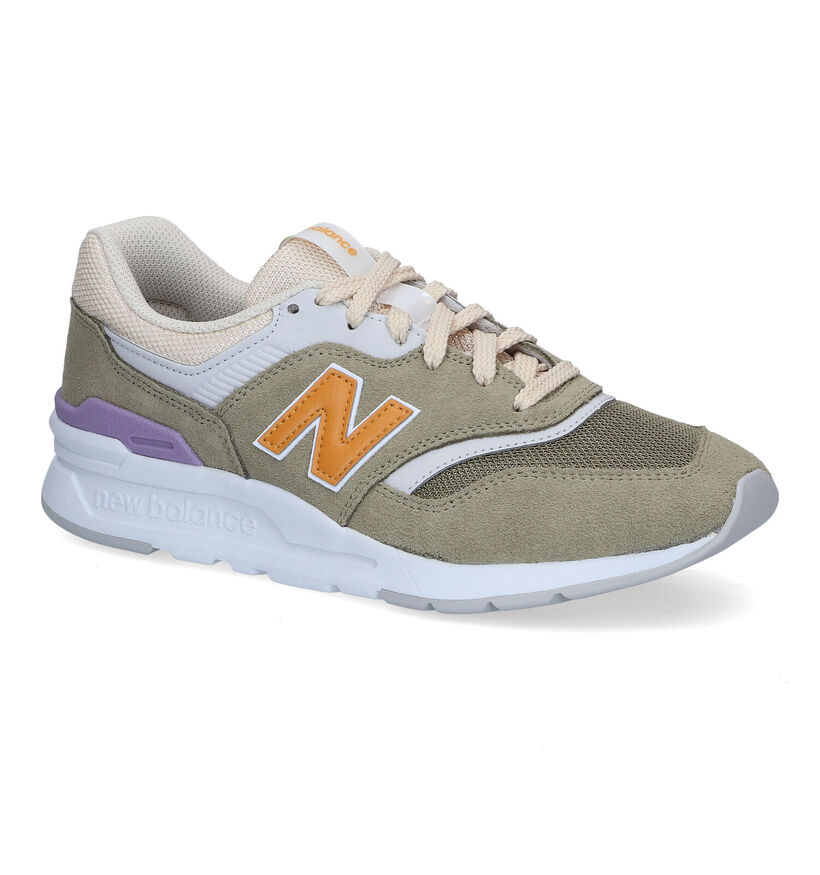 New Balance CW997 Baskets en Vert kaki pour femmes (301899) - pour semelles orthopédiques