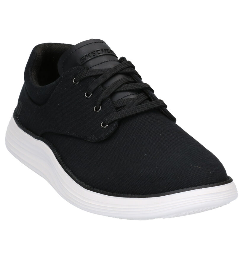 Skechers Status 2.0 Chaussures à lacets en Noir en textile (272799)