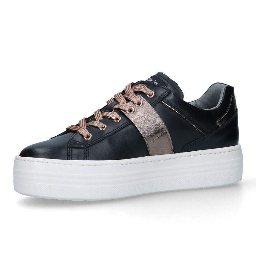 NeroGiardini Zwarte Platform Sneakers voor dames (329884) - geschikt voor steunzolen