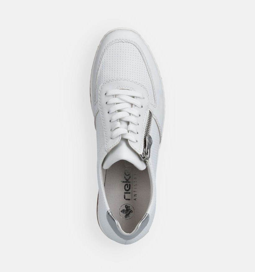 Rieker Witte Sneakers voor dames (367716) - geschikt voor steunzolen