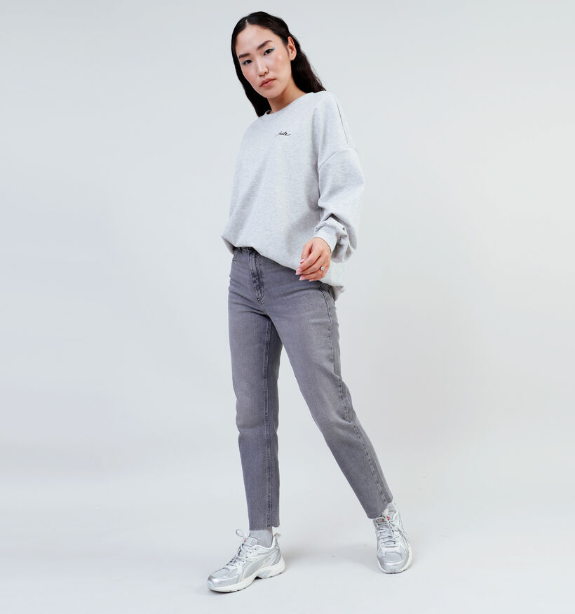 Pieces Julle Sweatshirt en Gris pour femmes (342028)