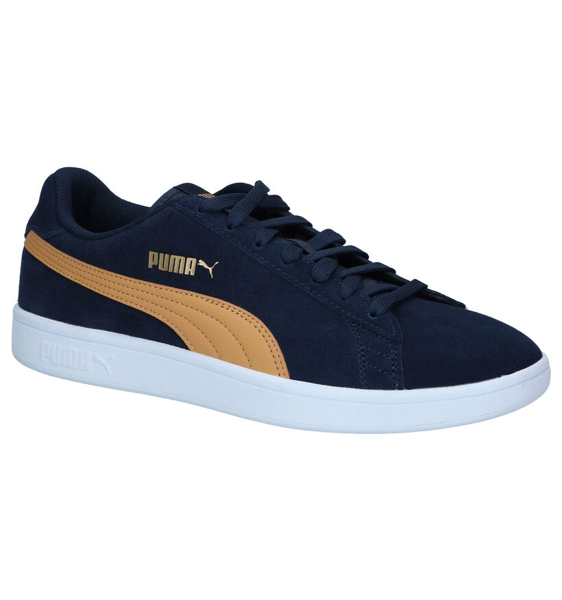 Puma Smash Kaki Sneakers in nubuck (288560)