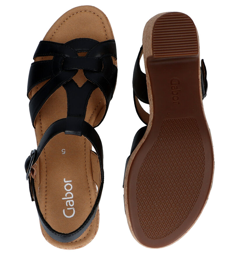 Gabor Gouden Sandalen in leer (288075)