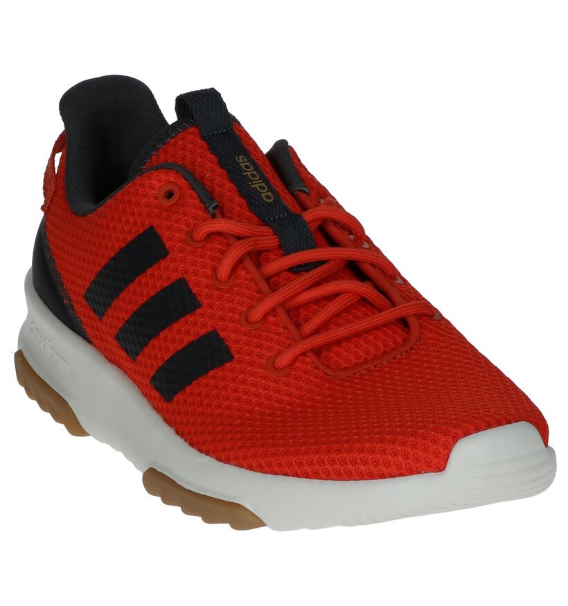 adidas CF Race Baskets en Orange en textile (237237)