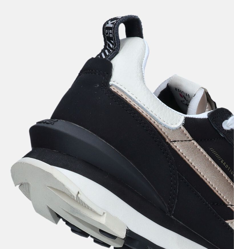 Kaotiko Nara Zwarte Sneakers voor dames (356173) - geschikt voor steunzolen