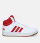 adidas Hoops 3.0 Mid Baskets en Blanc pour femmes (329410) - pour semelles orthopédiques