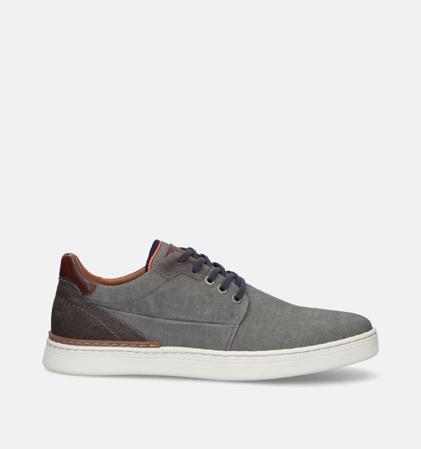 Bullboxer Chaussures à lacets en Gris pour hommes (336661) - pour semelles orthopédiques