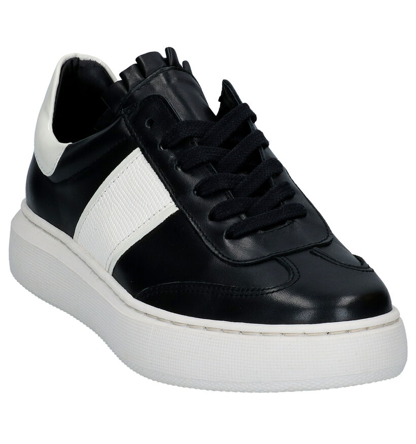 Tango Ingeborg Zwarte Veterschoenen in leer (298483)