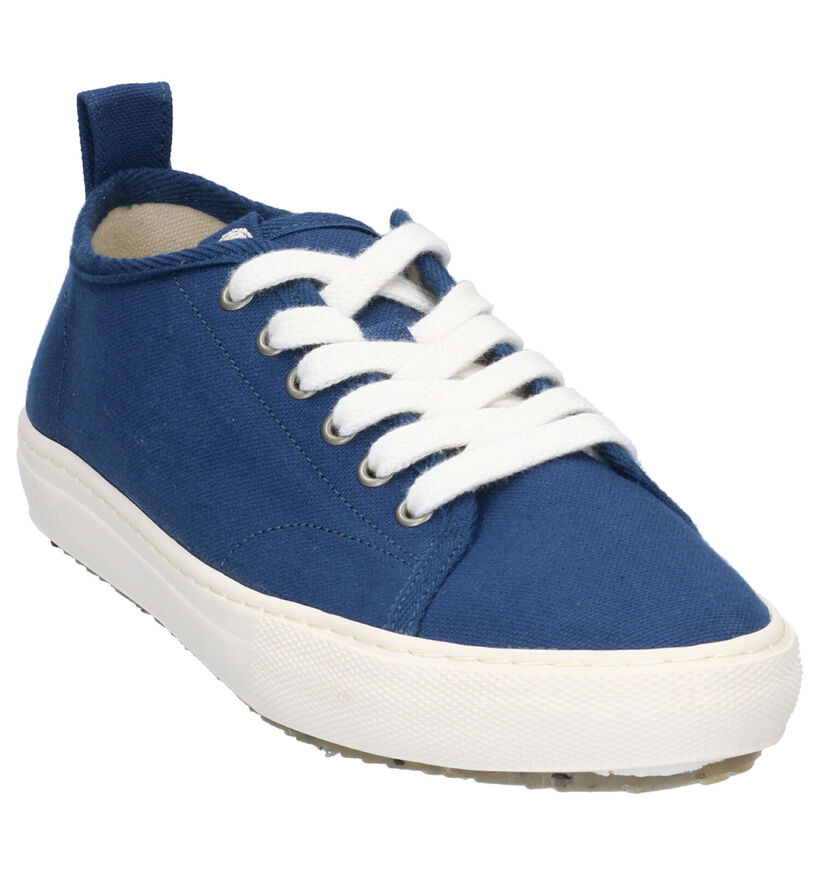 ZOURI Bloom Blauwe Sneakers in stof (275066)