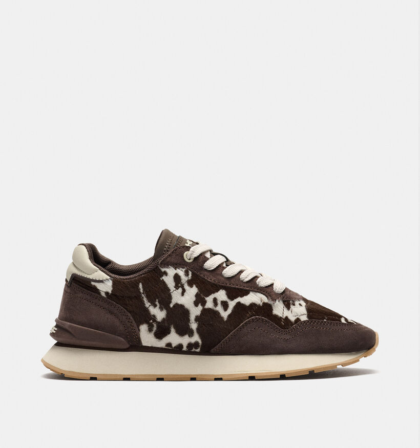HOFF City Print Bruine Sneakers voor dames (377096) - geschikt voor steunzolen