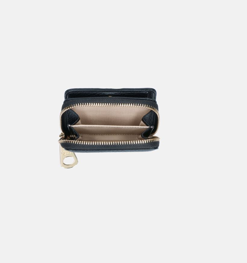 Laurent David Estee 007 Porte-monnaie zippé en Noir pour femmes (357977)