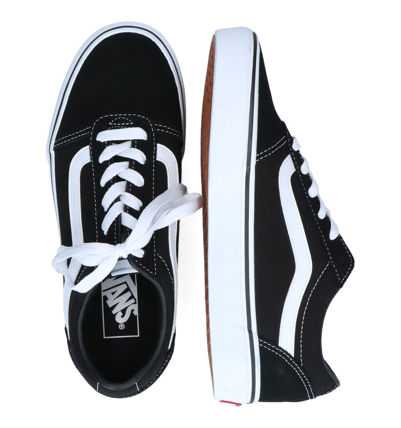 Vans Ward Zwarte Skate sneakers voor dames (327991)