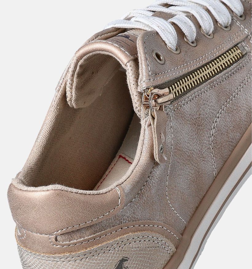 Mustang Gouden Veterschoenen voor dames (351243)