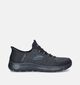 Skechers Slip-ins Summits Key Pace Zwarte Sneakers voor heren (350317)