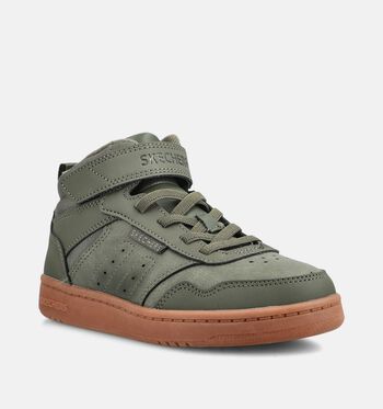 Skechers Mid Baskets Vert/Gris