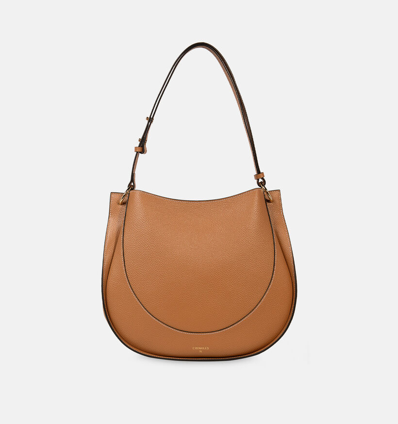Crinkles Cognac Schoudertas voor dames (373916)