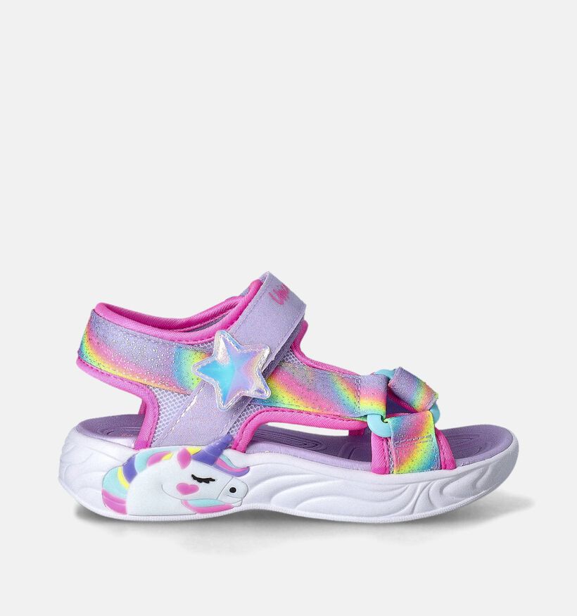Skechers Unicorn Dreams Sandales en Rose pour filles (361574)