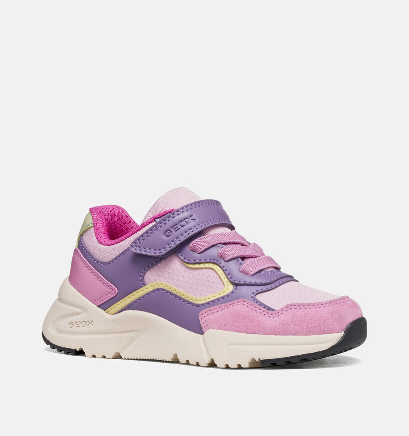 Geox Loftus Roze/Multi Sneakers voor meisjes (376258) - geschikt voor steunzolen