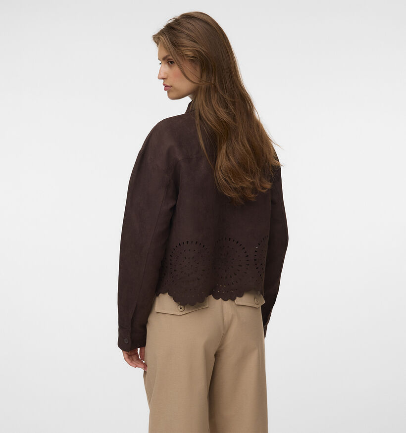 Vero Moda Kathy Donkerbruine Blouse voor dames (384478)