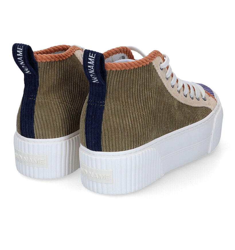 No Name Iron Mid Baskets Hautes en Ecru pour femmes (306898) - pour semelles orthopédiques