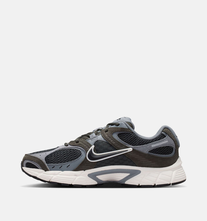 Nike V5 RNR Suede Baskets basses en Gris/Noir pour hommes (376143)